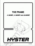 Hyster Class 1 Electric Motor Rider Trucks Repair Manuals forklifts service manuals in PDF