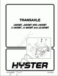 Hyster Class 1 Electric Motor Rider Trucks Repair Manuals forklifts service manuals in PDF