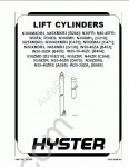 Hyster Class 2 Electric Motor Narrow Aisle Trucks Repair Manuals forklifts service manuals in PDF