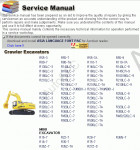 Hyundai Construction Equipment - Crawler Excavators Service Manuals Hyundai workshop manual, PDF