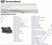 Hyundai Construction Equipment - Engines Service Manuals workshop manuals and service manuals, PDF