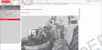 Same SDF e-Parts 2015 spare parts catalog identification and Same workshop service repair manuals