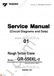 Tadano Rough Terrain Crane GR-550XL-2 - Service Manual workshop service manuals for Tadano Rough Terrain Crane GR-550XL-2