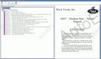 Mack Trucks Class 8 and Medium Duty repair manuals for Mack Truck Medium Duty and Mack Truck Class 8