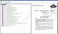 Mack Trucks Class 8 and Medium Duty repair manuals for Mack Truck Medium Duty and Mack Truck Class 8