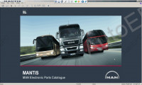 Man Mantis 5.0 spare parts for lorries, tractors, buses, engines of MAN. Data version - 550