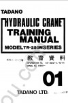 Tadano Rough Terrain Crane TR-250M-3 workshop manuals for Tadano Hydraulic Crane TR-250M-3