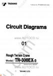 Tadano Rough Terrain Crane TR-300EX-3 Service Manual and Circuit Diagrams for Tadano Rough Terrain Crane TR-300EX-3