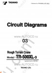 Tadano Rough Terrain Crane TR-500XL-3 Service Manual and Circuit Diagrams for Tadano Rough Terrain Crane TR-500XL-3