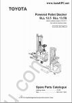 Toyota Industrial Equipments spare parts catalogue, parts manuals for Toyota Lift Trucks, presented Cushion Tire Lift Trucks, Pneumatic Tire Lift Trucks